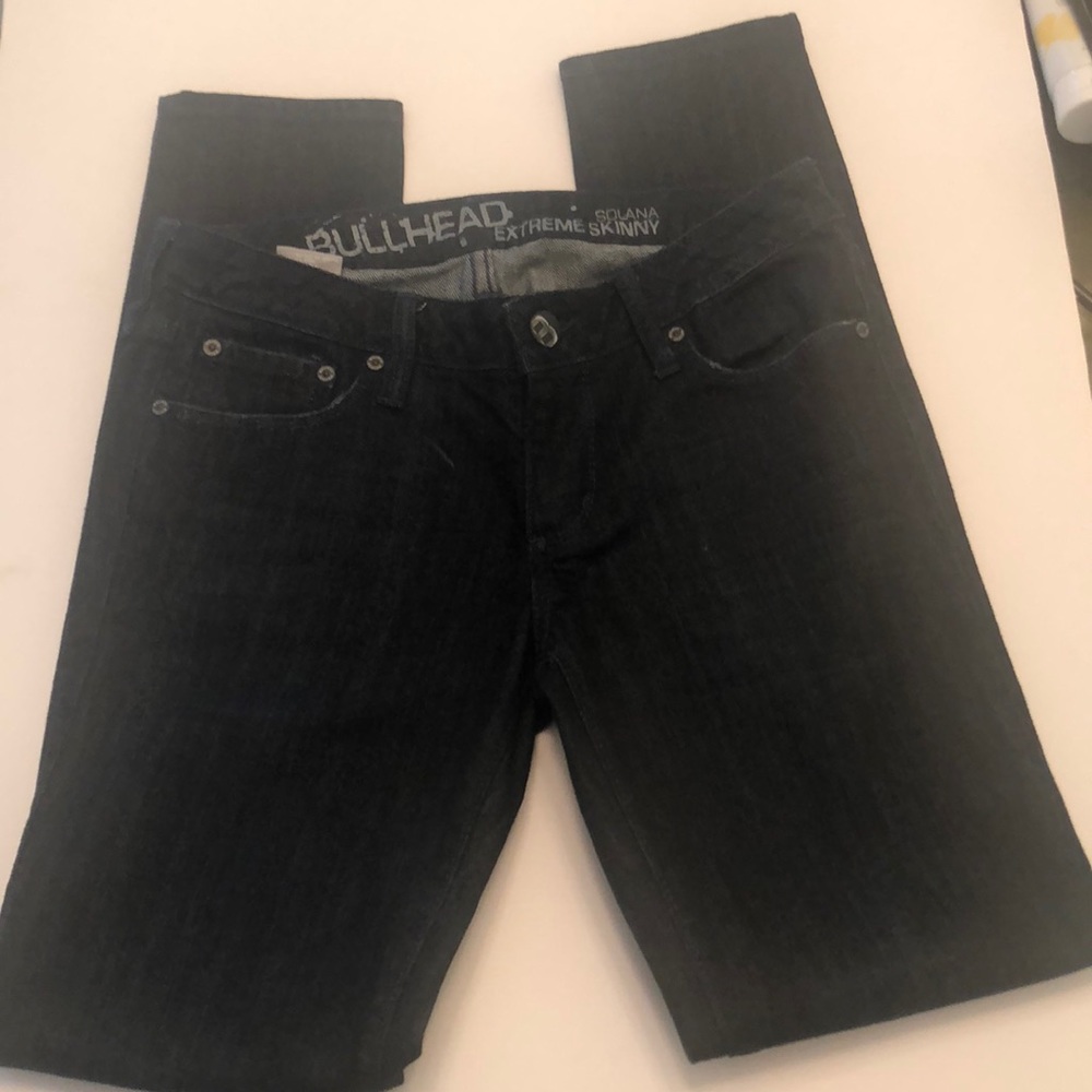 Dark denim